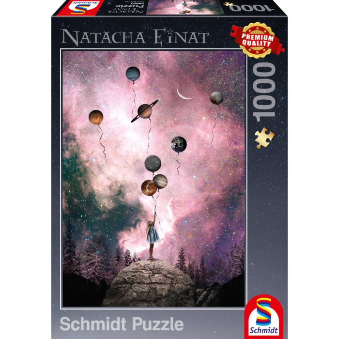 Vorderseite der Verpackung vom Artikel 59903, Natacha Einat: Planet Sehnsucht, 1.000 Teile Puzzle