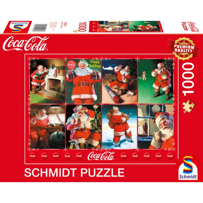 Vorderseite der Verpackung vom Artikel 59956, Coca Cola: Santa Claus, 1.000 Teile Puzzle Vorderseite der Verpackung vom Artikel 59956, Coca Cola: Santa Claus, 1.000 Teile Puzzle