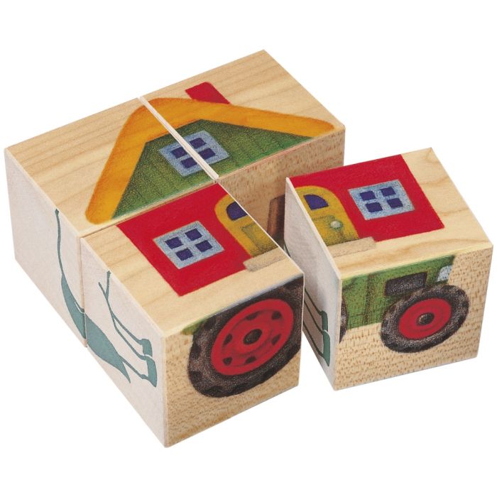 Spielmaterial vom Artikel 62052, Bilderwürfel Farm