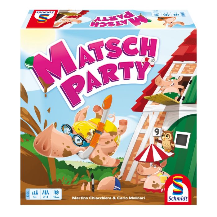 Verpackungsvorderseite aus einem anderen Blickwinkel vom Artikel 40674, Matsch-Party, Kinderspiel Verpackungsvorderseite aus einem anderen Blickwinkel vom Artikel 40674, Matsch-Party, Kinderspiel