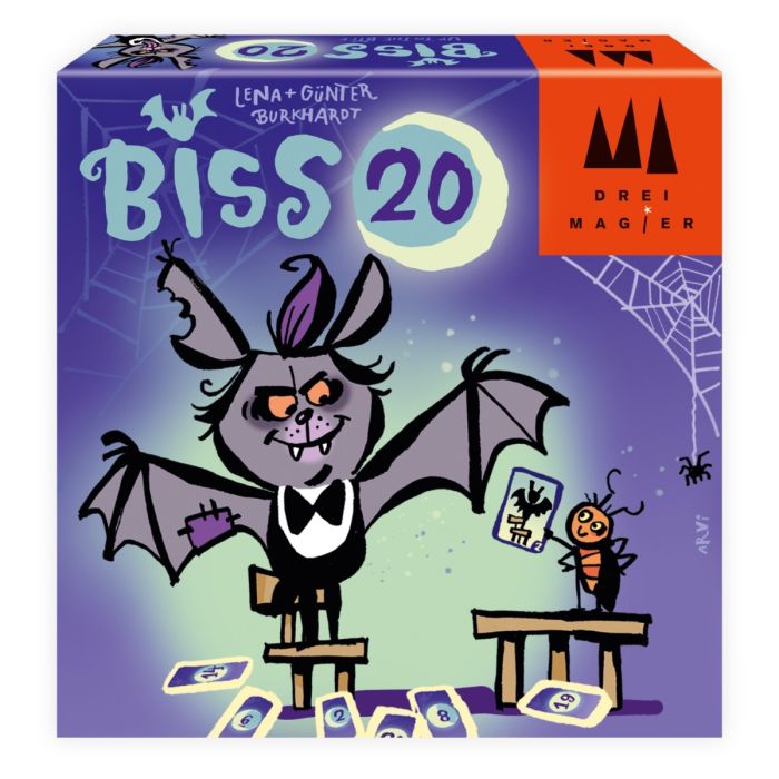 Verpackungsvorderseite aus einem anderen Blickwinkel vom Artikel 40890, Drei Magier®: BISS 20, Kartenspiel