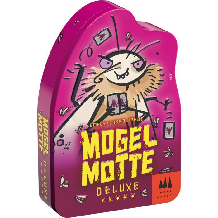Vorderseite der Verpackung vom Artikel 40899, Drei Magier: Mogel Motte Deluxe, Kartenspiel Vorderseite der Verpackung vom Artikel 40899, Drei Magier: Mogel Motte Deluxe, Kartenspiel