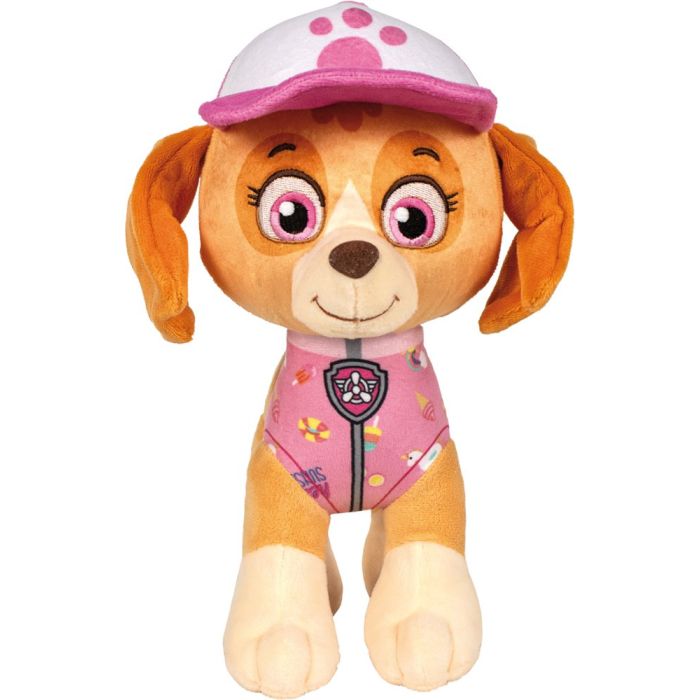 Vorderseite des Plüschartikel 42827, Paw Patrol: Skye, Summer Edition, 28 cm, Plüsch Vorderseite des Plüschartikel 42827, Paw Patrol: Skye, Summer Edition, 28 cm, Plüsch