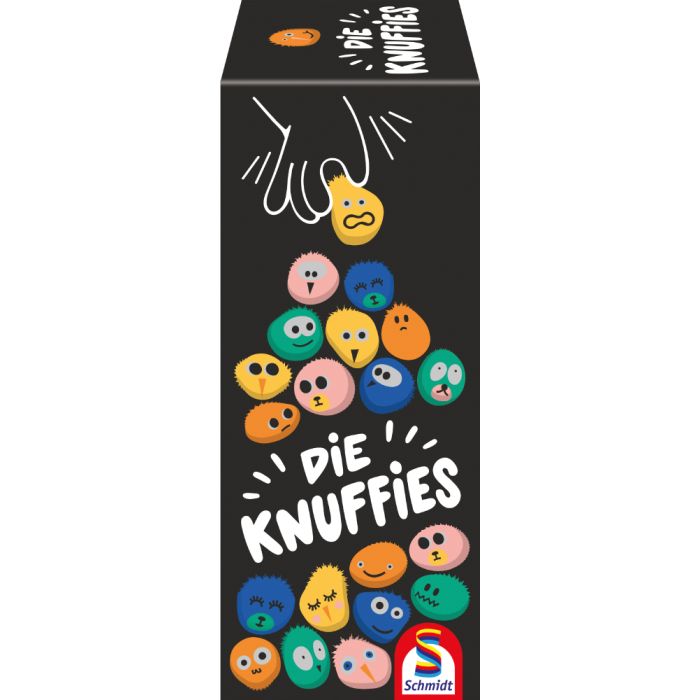 Vorderseite der Verpackung vom Artikel 49395, Die Knuffies, Familienspiel Vorderseite der Verpackung vom Artikel 49395, Die Knuffies, Familienspiel