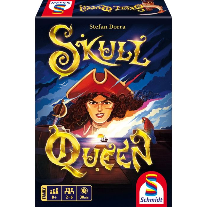 Vorderseite der Verpackung vom Artikel 49456, Skull Queen, Kartenspiel Vorderseite der Verpackung vom Artikel 49456, Skull Queen, Kartenspiel