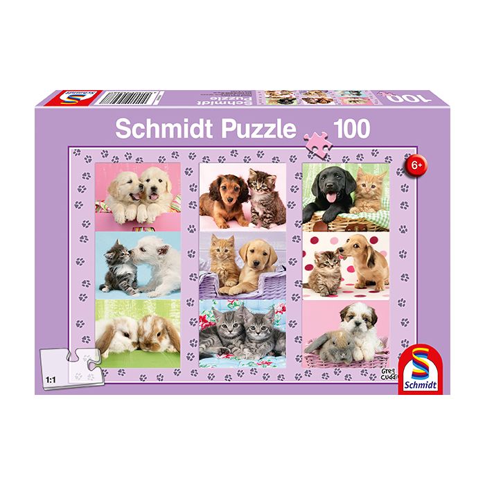 Vorderseite der Verpackung vom Artikel 56268, Meine Tierfreunde, 100 Teile Kinderpuzzle Vorderseite der Verpackung vom Artikel 56268, Meine Tierfreunde, 100 Teile Kinderpuzzle