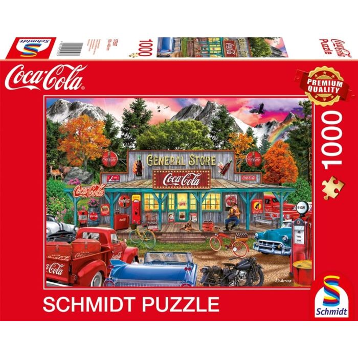Vorderseite der Verpackung vom Artikel 57597, Coca Cola: Store, 1.000 Teile Puzzle
