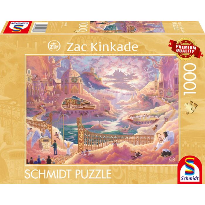 Vorderseite der Verpackung vom Artikel 58608, Zac Kinkade: Himmelreich, 1.000 Teile Puzzle