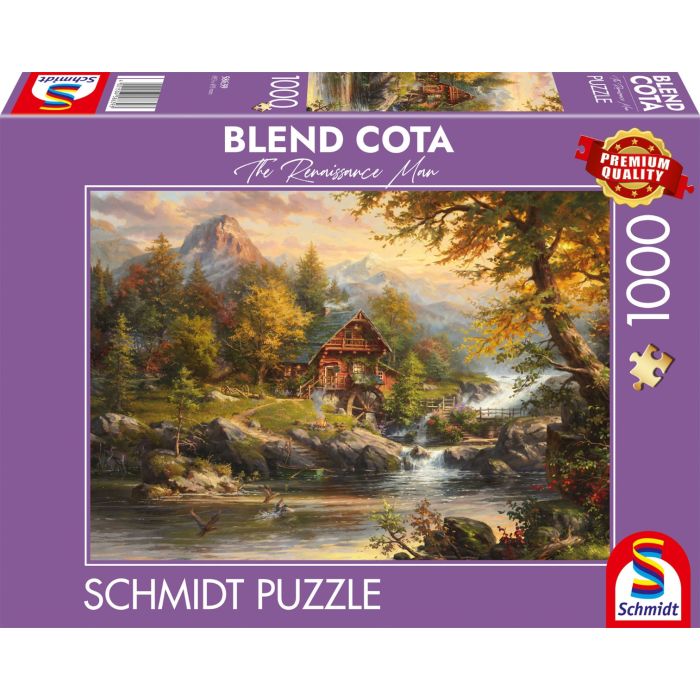 Vorderseite der Verpackung vom Artikel 58639, Blend Cota: Sommerhaus, 1.000 Teile Puzzle Vorderseite der Verpackung vom Artikel 58639, Blend Cota: Sommerhaus, 1.000 Teile Puzzle