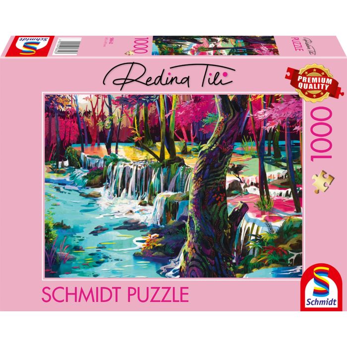 Vorderseite der Verpackung vom Artikel 58642, Redina Tili: Pfad der Fantasie, 1.000 Teile Puzzle Vorderseite der Verpackung vom Artikel 58642, Redina Tili: Pfad der Fantasie, 1.000 Teile Puzzle