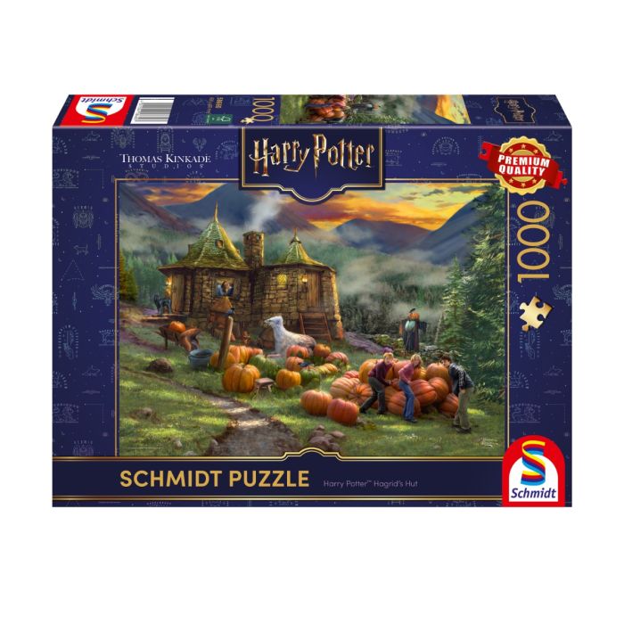 Verpackungsvorderseite aus einem anderen Blickwinkel vom Artikel 58660, Thomas Kinkade Studios: Harry Potter™ - Hagrid‘s Hut, 1.000 Teile Puzzle Verpackungsvorderseite aus einem anderen Blickwinkel vom Artikel 58660, Thomas Kinkade Studios: Harry Potter™ - Hagrid‘s Hut, 1.000 Teile Puzzle
