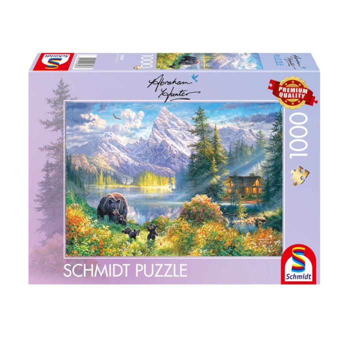 Verpackungsvorderseite aus einem anderen Blickwinkel vom Artikel 58808, Abraham Hunter: Hochland-Idyll, 1.000 Teile Puzzle Verpackungsvorderseite aus einem anderen Blickwinkel vom Artikel 58808, Abraham Hunter: Hochland-Idyll, 1.000 Teile Puzzle