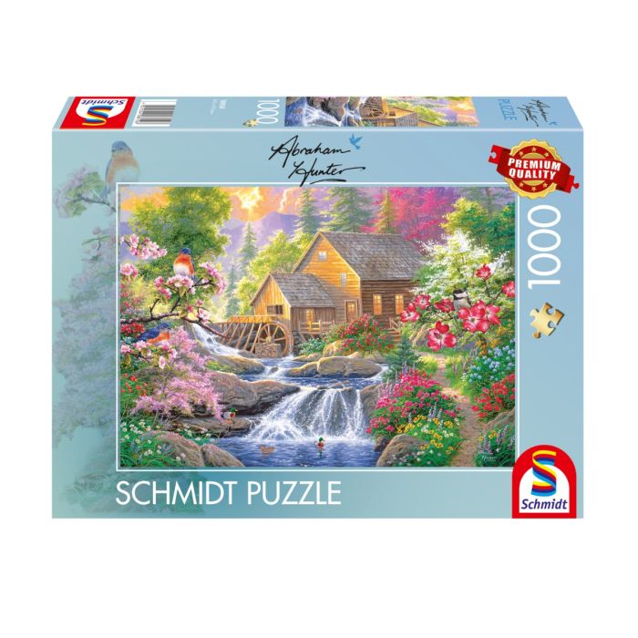 Verpackungsvorderseite aus einem anderen Blickwinkel vom Artikel 58810, Abraham Hunter: Plätschernde Stille, 1.000 Teile Puzzle Verpackungsvorderseite aus einem anderen Blickwinkel vom Artikel 58810, Abraham Hunter: Plätschernde Stille, 1.000 Teile Puzzle
