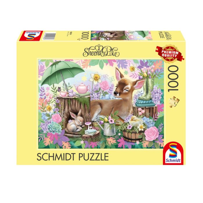 Verpackungsvorderseite aus einem anderen Blickwinkel vom Artikel 58826, Sheena Pike: Frühlingstraum, 1.000 Teile Puzzle Verpackungsvorderseite aus einem anderen Blickwinkel vom Artikel 58826, Sheena Pike: Frühlingstraum, 1.000 Teile Puzzle