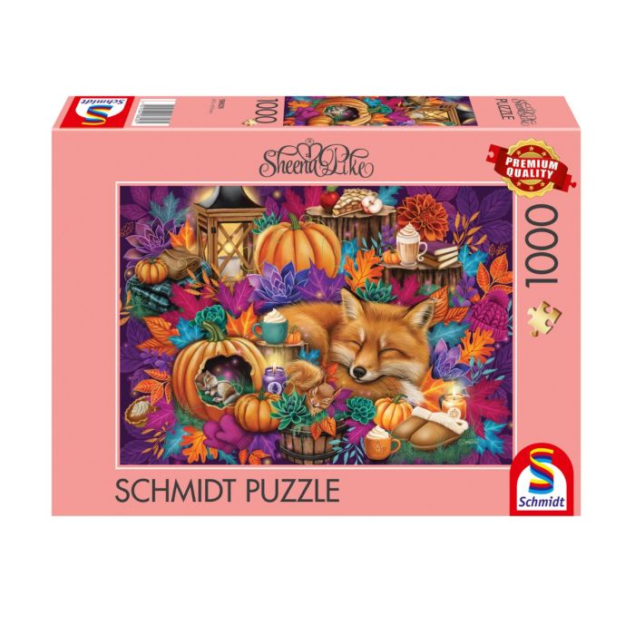 Verpackungsvorderseite aus einem anderen Blickwinkel vom Artikel 58828, Sheena Pike: Herbsttraum, 1.000 Teile Puzzle Verpackungsvorderseite aus einem anderen Blickwinkel vom Artikel 58828, Sheena Pike: Herbsttraum, 1.000 Teile Puzzle