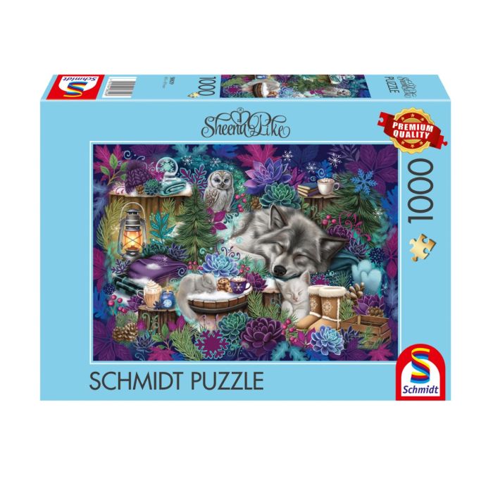 Verpackungsvorderseite aus einem anderen Blickwinkel vom Artikel 58829, Sheena Pike: Wintertraum, 1.000 Teile Puzzle Verpackungsvorderseite aus einem anderen Blickwinkel vom Artikel 58829, Sheena Pike: Wintertraum, 1.000 Teile Puzzle