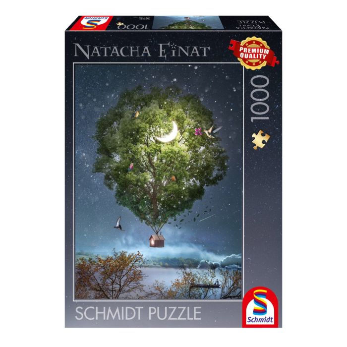 Verpackungsvorderseite aus einem anderen Blickwinkel vom Artikel 58831, Natacha Einat: Himmelwärts, 1.000 Teile Puzzle