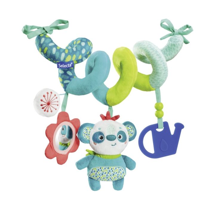 Spielmaterial vom Artikel 61077, Tulips Garten: Activity-Spirale für aus Plüsch mit vielen unterschiedlichen Elementen, 34 cm Spielmaterial vom Artikel 61077, Tulips Garten: Activity-Spirale für aus Plüsch mit vielen unterschiedlichen Elementen, 34 cm