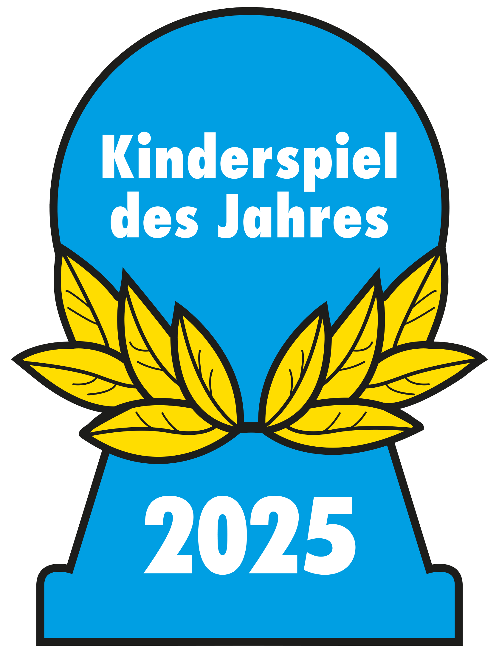 Logo von der Auszeichnung „Kinderspiel des Jahres 2025"