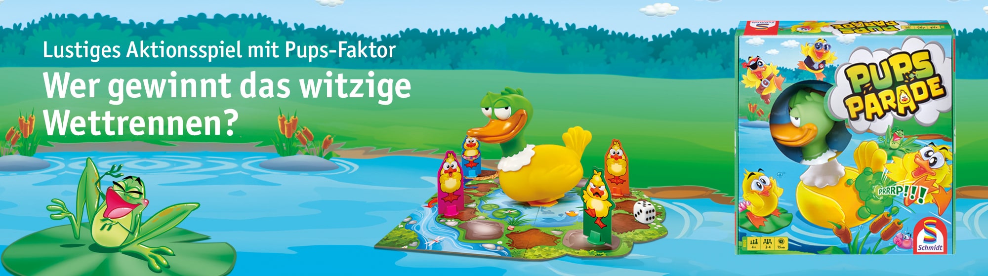 Pupsparade, Kinderspiel Pupsparade, Kinderspiel