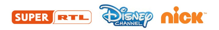 Bekannt aus TV-Werbung: Super RTL, Disney Channel, Nickelodeon Bekannt aus TV-Werbung: Super RTL, Disney Channel, Nickelodeon