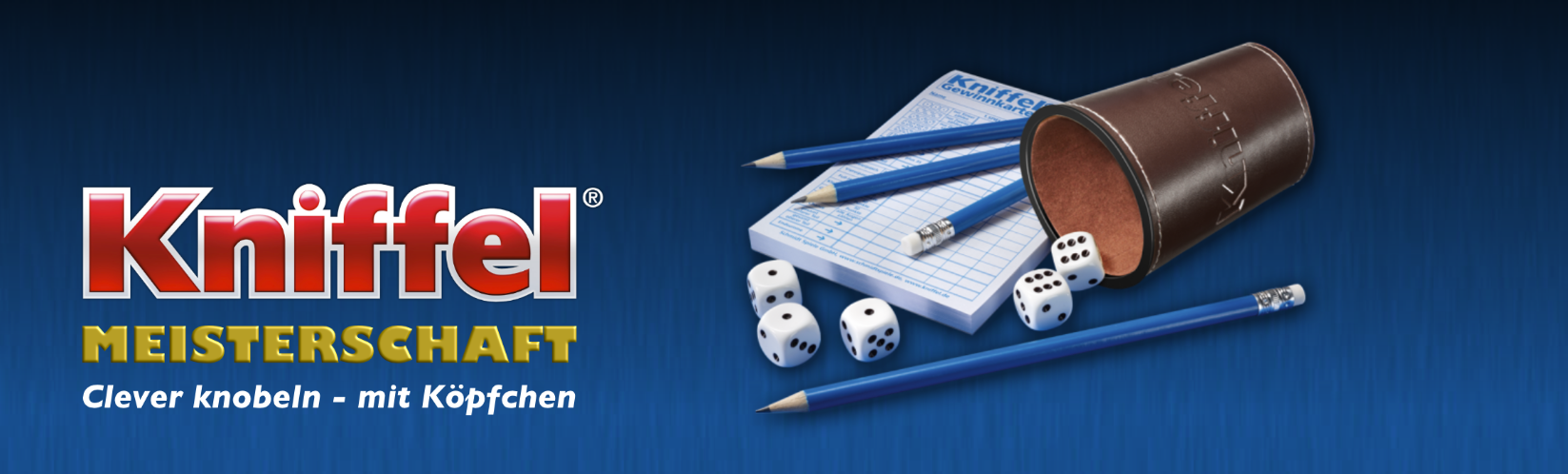 Kniffel Meisterschaft zu den aktuelle Turniere Banner zu der Kniffel Meisterschaft